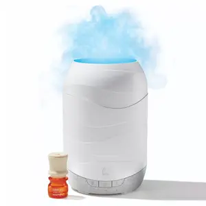 LifeLines Waves Luminous Color Changing Ultrasonic Oil Diffuser, 183 x 121 x 121 mm, Home Fragrance Aromatherapy with Citrus Grove: Energy Blend, Customize Diffusion Function