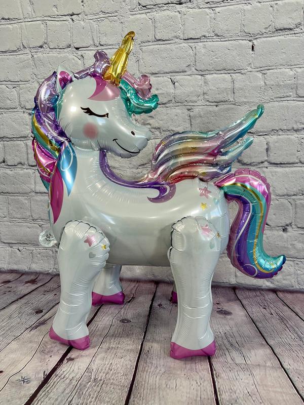 Unicorn Standing Balloon – Jumbo Foil Party Decor