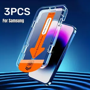 3pcs High Definition Screen Protector for Samsung S23 S24 S25 Plus Ultra FE Smartphone, Full Coverage Ultra Clear Scratch-Resistant Film