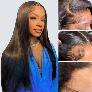 [Must-Have] 250% Density Megalook Wear Go Straight Glueless Wig Pre-everything Tiny Knots HD Lace Front Wig Real Ear To Ear With Invisi Draw-string Wig Beginner Friendly #Summervibes