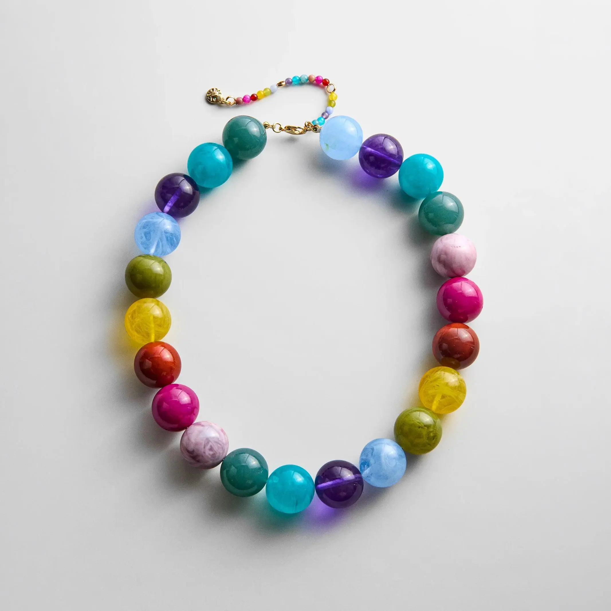 Jane Beaded Necklace - Multi Bead