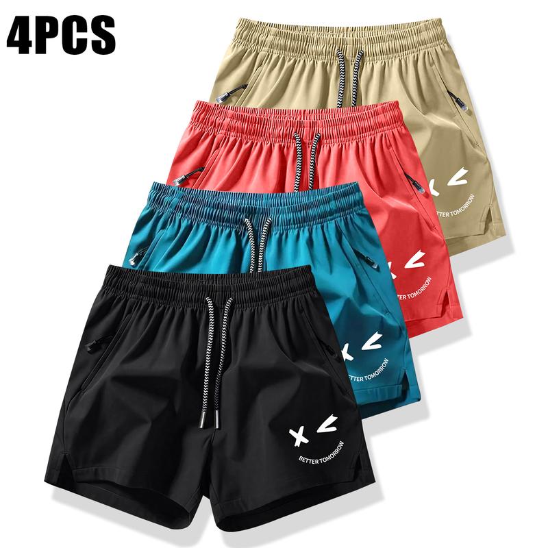 Men's shorts with drawstring waistband, made from lightweight polyester fabric, featuring pockets, perfect for beach or outdoor activities, everyday wear shorts | Drawstring Waist Shorts | Lightweight Shorts Men's shorts with drawstring waistband, made from lightweight polyester fabric, featuring pockets, perfect for beach or outdoor activities, everyday wear shorts | Drawstring Waist Shorts | Lightweight Shorts
