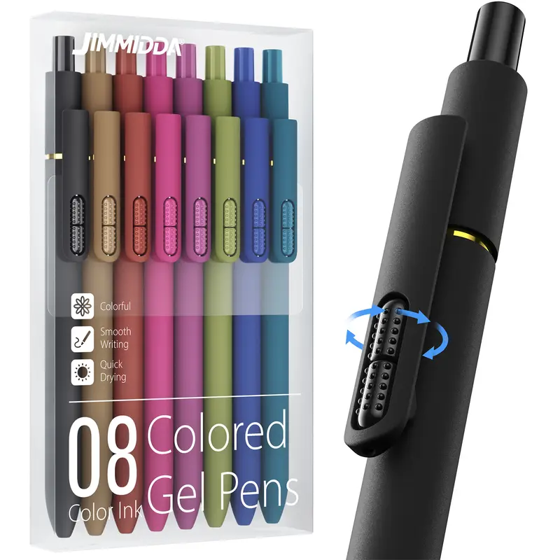 JinDe Pen Amazon.com: JIMMIDDA Gel Pens 0.7mm - 12 Pack Smooth Quick-Drying