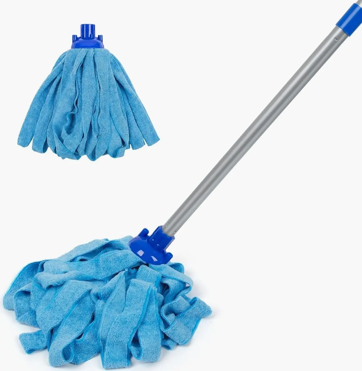 Mop, Cloth Mops for Floor Cleaning, Small Mop with 2 Refills