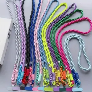 Colorful Phone Lanyard, Multipurpose Nylon Phone Strap, Phone Charm for Women & Men, Phone Accessories for Daily Use