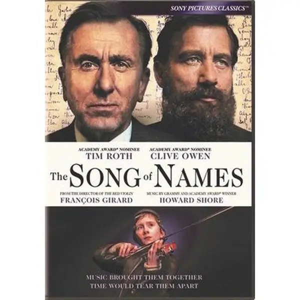 Used Soft Cover Book - The Song of Names, Tim Roth, DVD Format, Literature Genre, Unknown Author, English Language