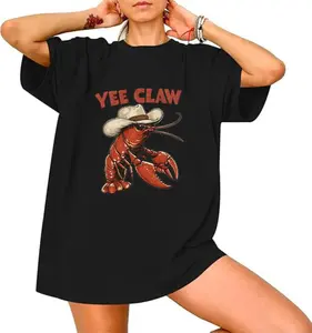 Lobster Cowboy Shirt, Trendy Yee Claw Tee, Funny Lobster Shirt