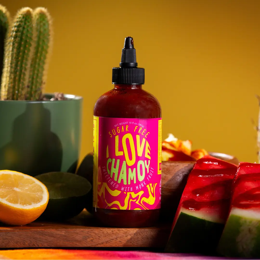 Sugar Free Chamoy - Carb Free - Vegan - Gluten Free - Diabetic Friendly Candy Sauce - No Artificial Dyes Beverage Flavor Flavor