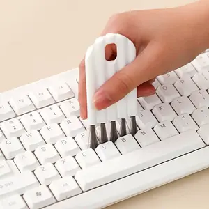 Multifunctional Computer Cleaning Soft Bristle Brush, Mini Bendable Cup Sleeve, Keyboard Dust Cleaner, Kitchen Cleaning Tool, Office Home Use, Household Cleaning Tool, Cleaning Supplies