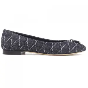 Pre-owned Louis Vuitton Denim Small Leather Goods Shake Line Ballerina Flats