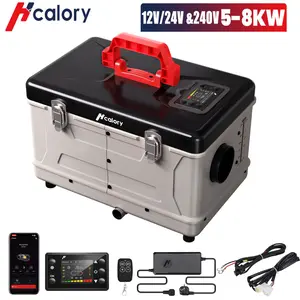 8KW Diesel Air Heater Toolbox Compact 2S Bluetooth 110V 12V/24V for RV Camper