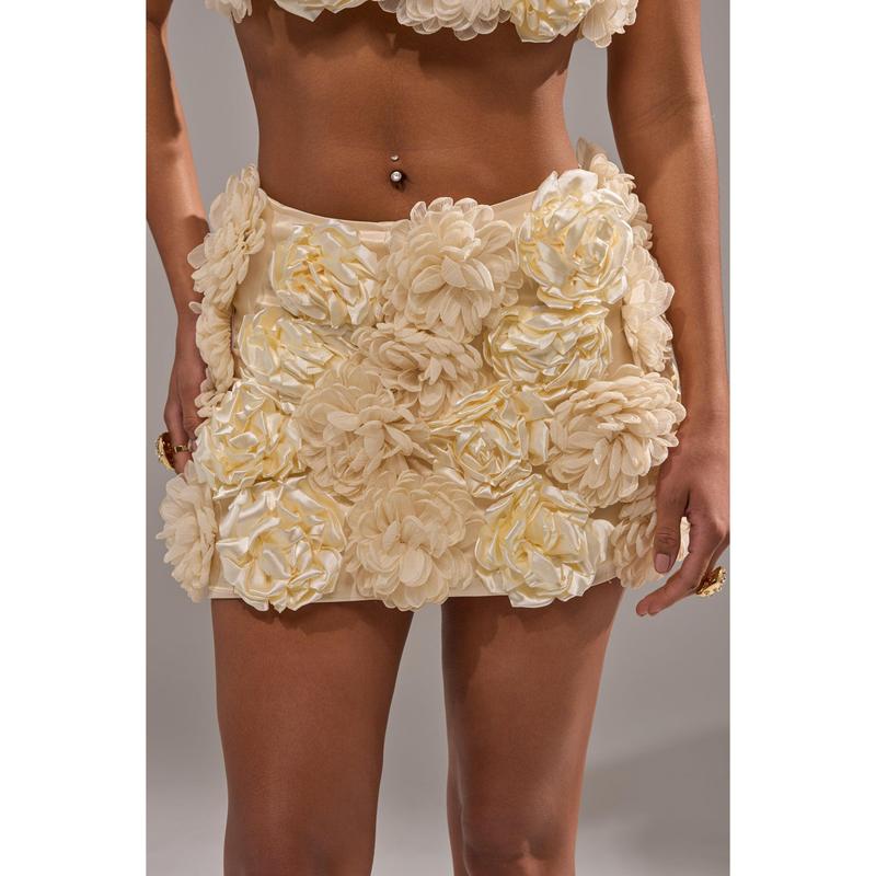 FLOWER POWER MINI SKIRT