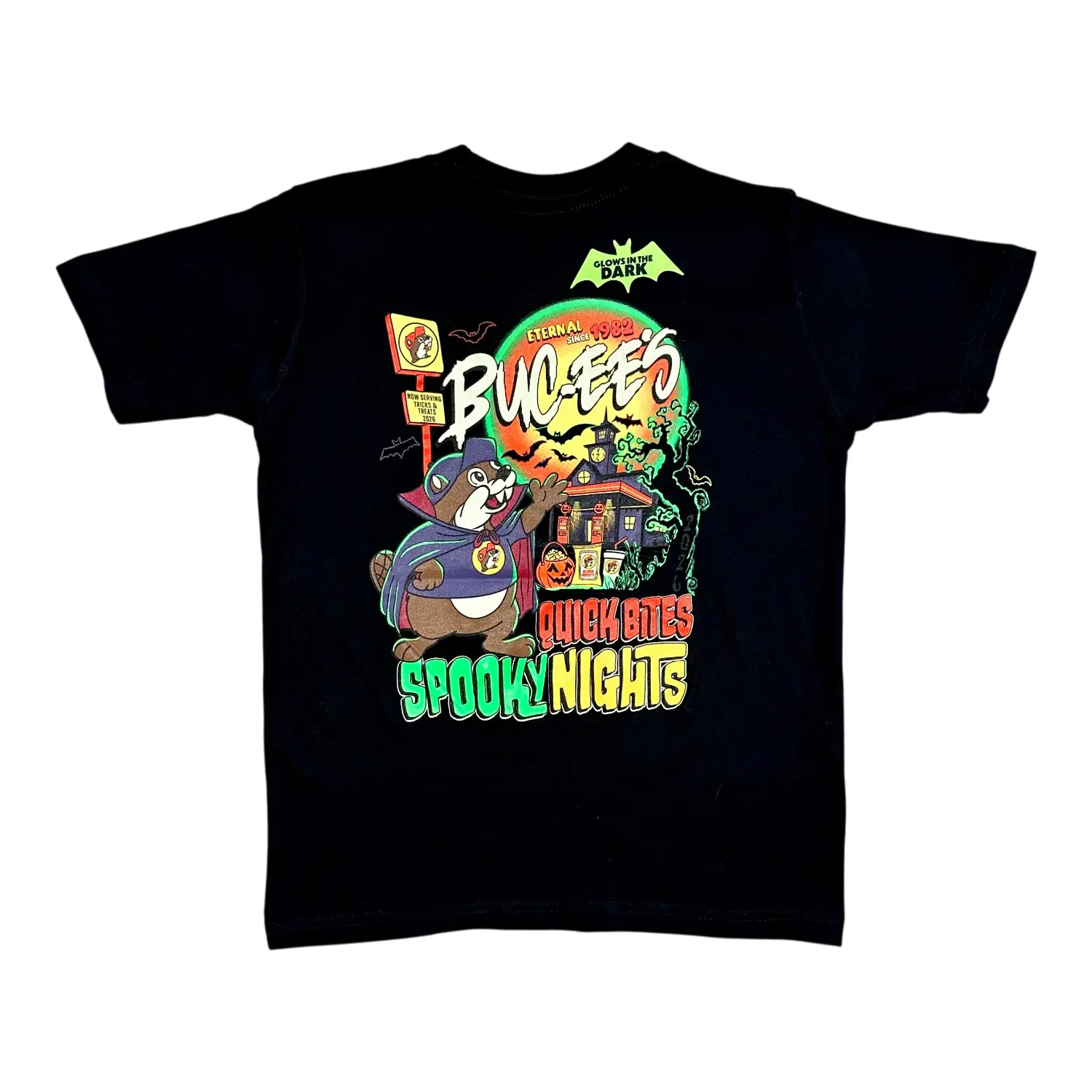 Buc-ee's Youth 2026 Halloween Spooky Nights T-Shirt