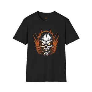 Hellfire Fury Skull T-Shirt