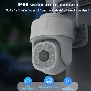 Outdoor Security Camera with 10 Lights, 1080P Color Night Vision, Auto-Tracking, Smart Motion Detection, Ip66 & Alexa Compatible, Smart Security Cameras