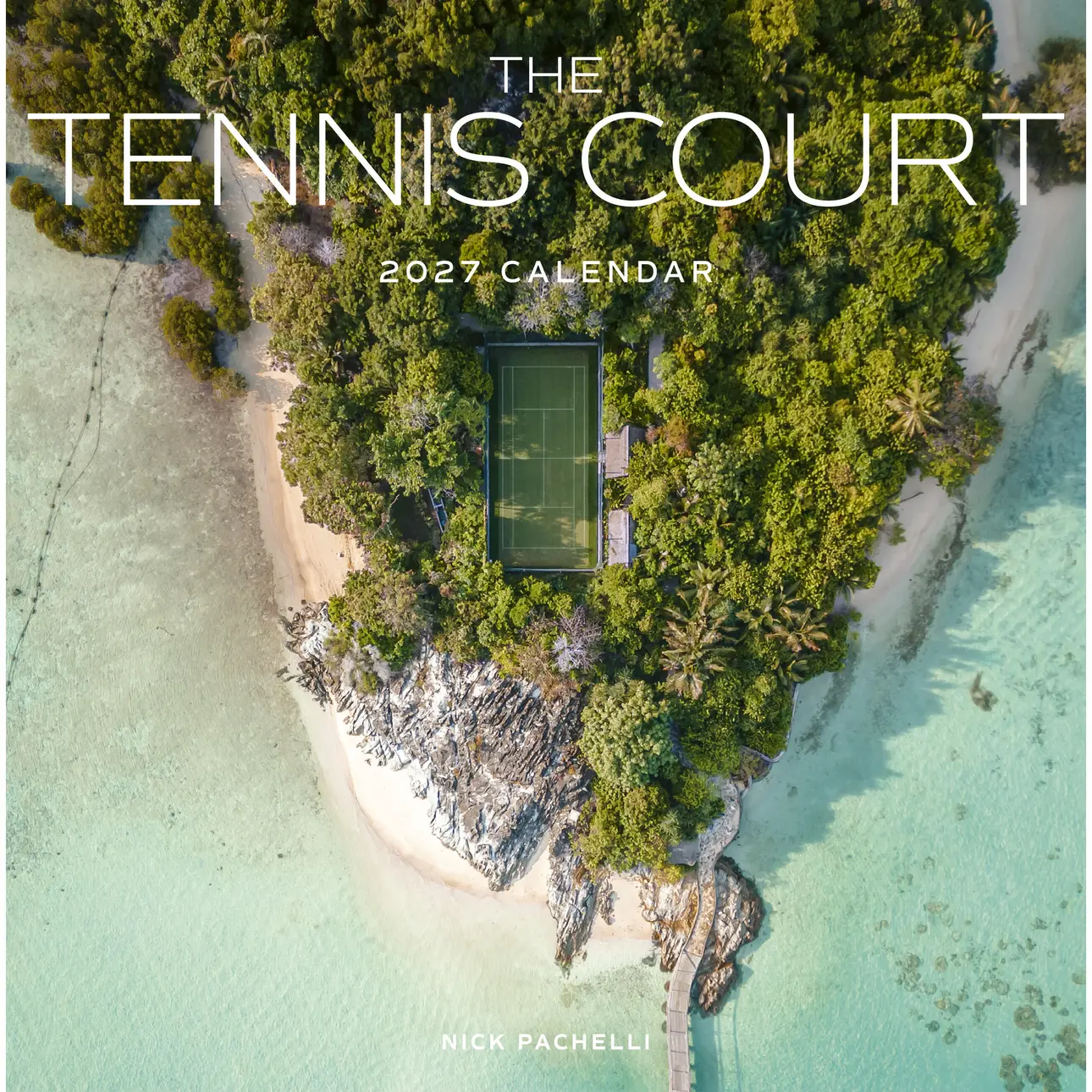 The Tennis Court Wall Calendar 2027 by Nick Pachelli, Workman Calendars