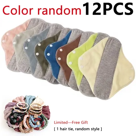 [6/12 Pack] Breathable Cotton Bed Protectors - Waterproof, Leakproof, Moisture-Resistant, Durable, Wash-Reuse Underpads with Graphene Odor Neutral Control for Home Use, Postpartum Women, Pets