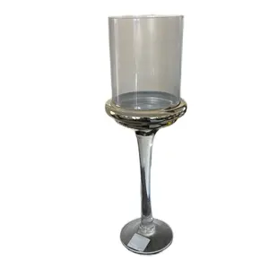 Golden Tall Candle Stand