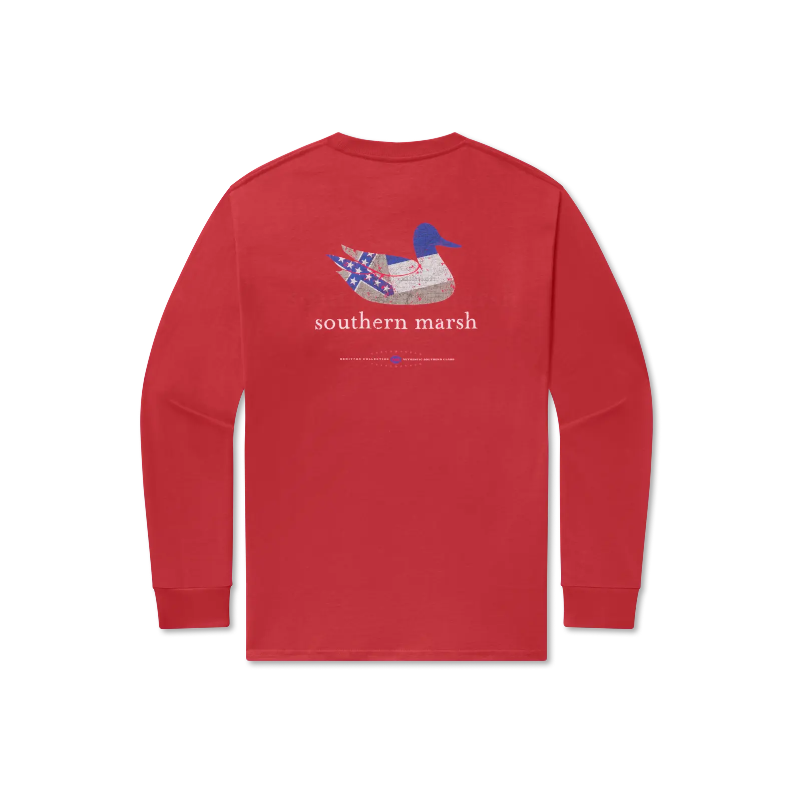Authentic Heritage Tee - Mississippi State Flag - Long Sleeve