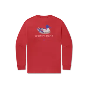 Authentic Heritage Tee - Mississippi State Flag - Long Sleeve