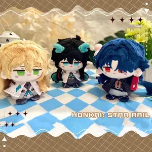 2026 new Honkai:Star Rail Plush Pendant Kafka Dan Heng JingYuan Bailu Herta Blade Luocha Stuffed Doll 10cm Keychain Backpack Keyring Gift