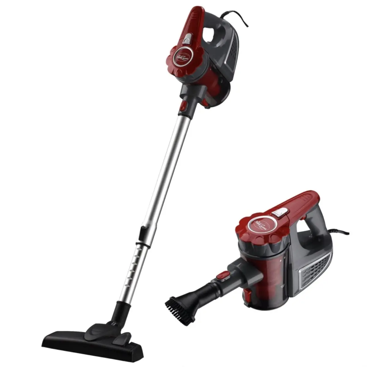 Corded Stick Vacuum Clearner, Red