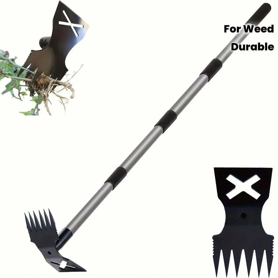 Premium Steel Hardened Hollow Weeding Trowel -Handheld Garden Cultivator, Efficient GardenMaintenance, Rust-Resistant Durable, Suitable ForVegetable Garden, Flower Garden