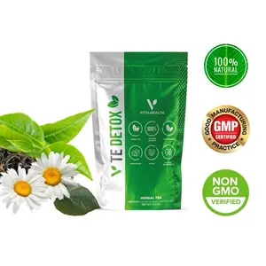 VitalHealth V-TE Herbal Tea Infusion with Nopal & Ginger | 100% Natural, Vegan, Gluten-Free, Sugar-Free, Non-GMO Certified