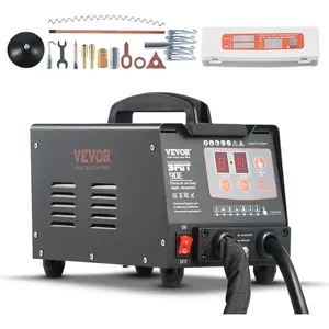 VEVOR Stud Welder Dent Repair Kit, 220V 3KW Spot Welder Dent Puller with Auto/Manual Welding & 7 Versatile Modes, Auto Body Spot Welding Dent Puller Machine for Car, Truck Dent Repair