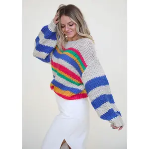 Rainbow Bright Sweater