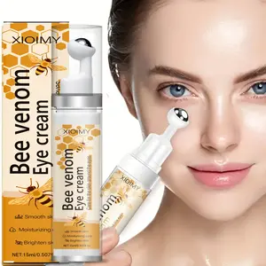 15ML Bee Venom Eye Cream, Strong Hydration, Smooth Bright Firming, Instant Moisturizing, Elasticity Care, Suitable for All Skin Types