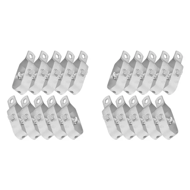 20 Pcs Electric Fence Tightener Barrier Fence Metal Cable Strainer Tool Wire Rope Tension Tensioner Heavy Duty Tightener
