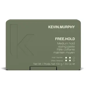 KEVIN.MURPHY FREE.HOLD - Hair Styling Paste - For All Types - Medium Hold - Hair Breakage Prevention - Styling Product - Paraben Free Hair Care - 100 g / 3.5 oz