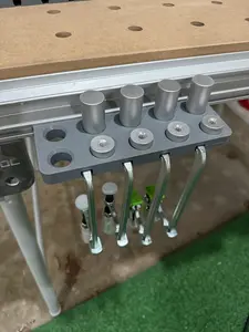 Festool MFT/3 Workbench Organizer - Holds 10 Bench Dogs and 4 Quick Clamps