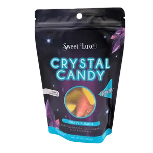 Sweet Luxe Fruity Fusion Crystal Candy | Acquired-Taste Product | Taste & Texture May Vary | Gluten-Free & Vegan | Made in Canada (4 oz)