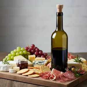 Love Cork Screw Stopper - Reusable Natural Cork Stopper for Wine - Eco-Friendly & Stylish - Perfect Gift Idea - 0.02 lb