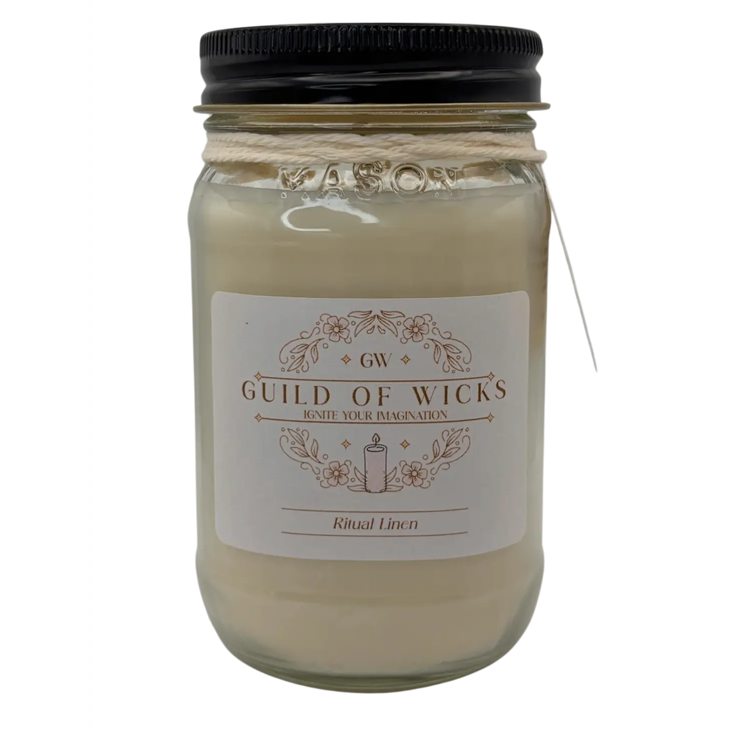 Ritual Linen Candle