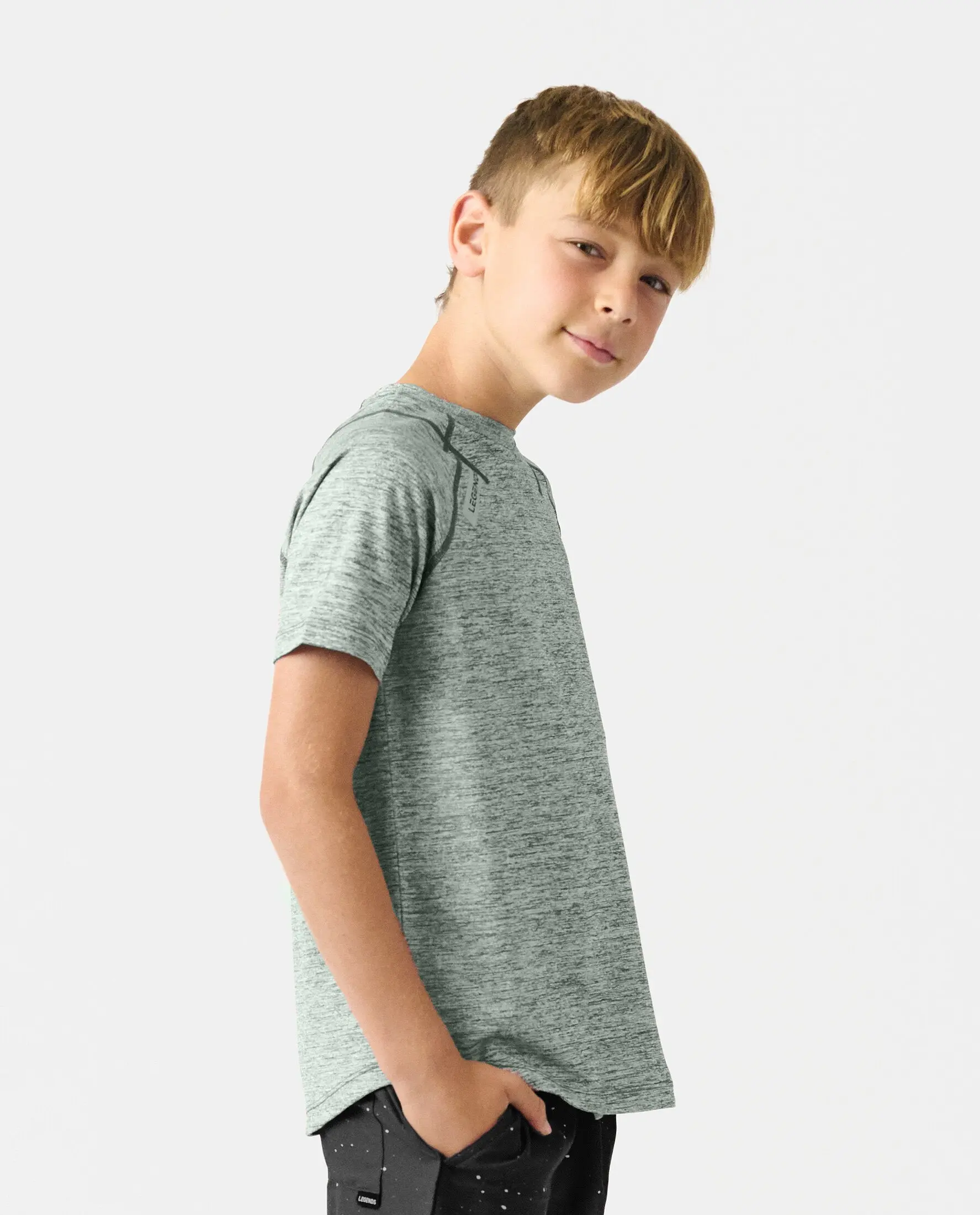 Little Legends Enzo Tee Sierra Heather, XS