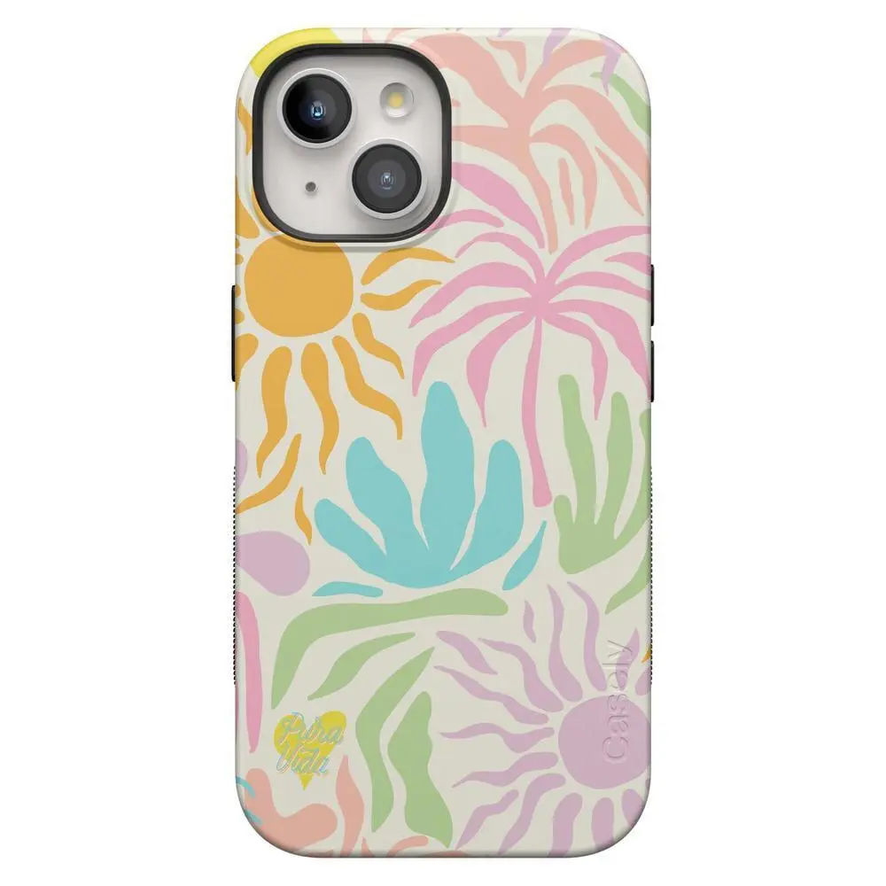 Casely iPhone 15 Case | Pura Vida | Oasis | Bold Protective Design | Compatible with MagSafe
