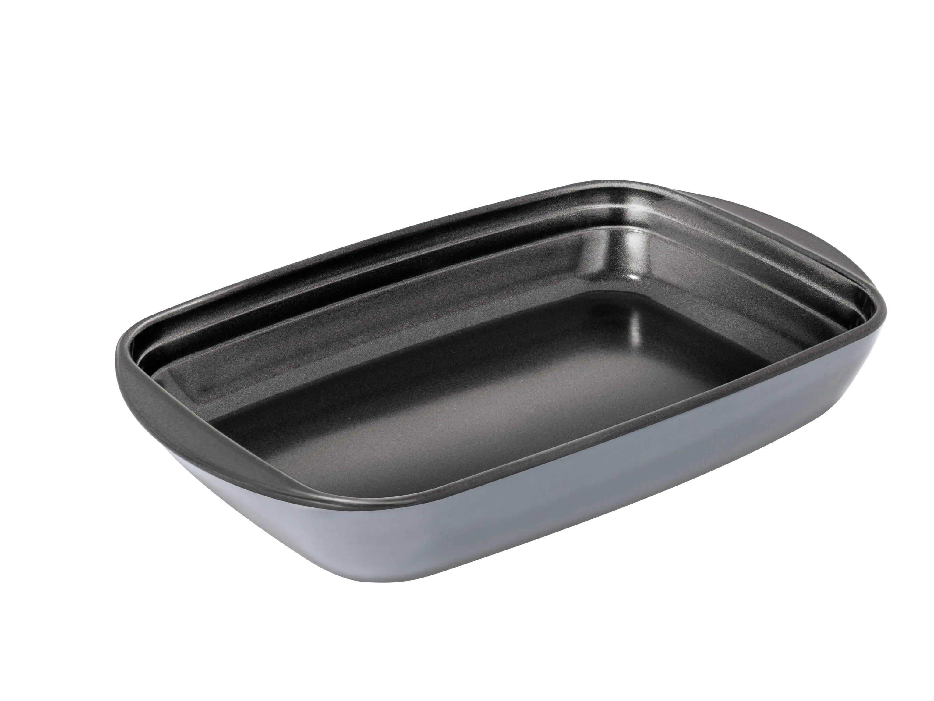 Kuhn Rikon Coated Borosilicate Glass Baking Dish - Non-Stick, Oven-Ready, with Handles for Bake Use in the Kitchen