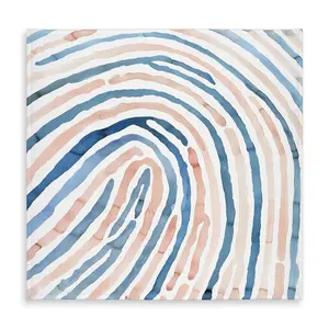360 stand Fingerprint Shapes Waterproof Tablecloth, Model C1TC58582G2GT2, 58x58 in, Indoor-Outdoor Home Decor Textile, Waterproof Table Cloth
