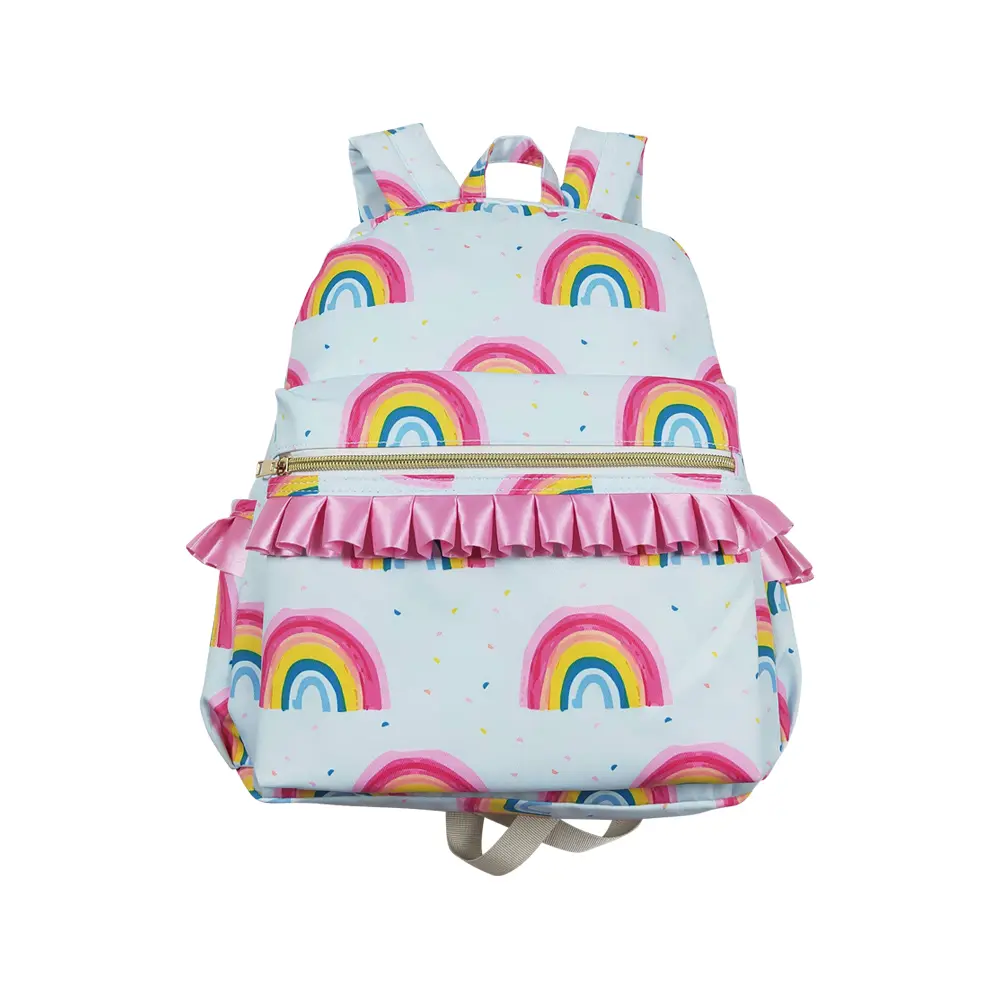 Rainbow Casual Lightweight Backpack for Girls, Kids' Fashion School Backpack (Model BA0167), Backpack For School