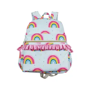 BA0167-Fashion Girl Rainbow Girl Backpack