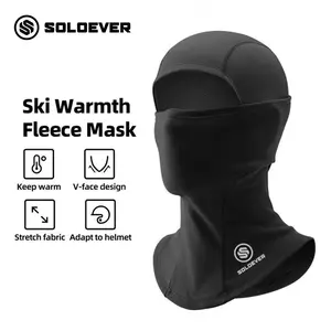 SOLOEVER Balaclava Ski Mask Cold Weather Windproof Thermal Winter Mask Neck Warmer Hood Full Head Face Balaclava Mask for Outdoor Sports Skiing Cycling Fishing outdoor winter warm hat