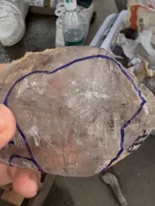 enhydro quartz big moving water bubble inside high quality