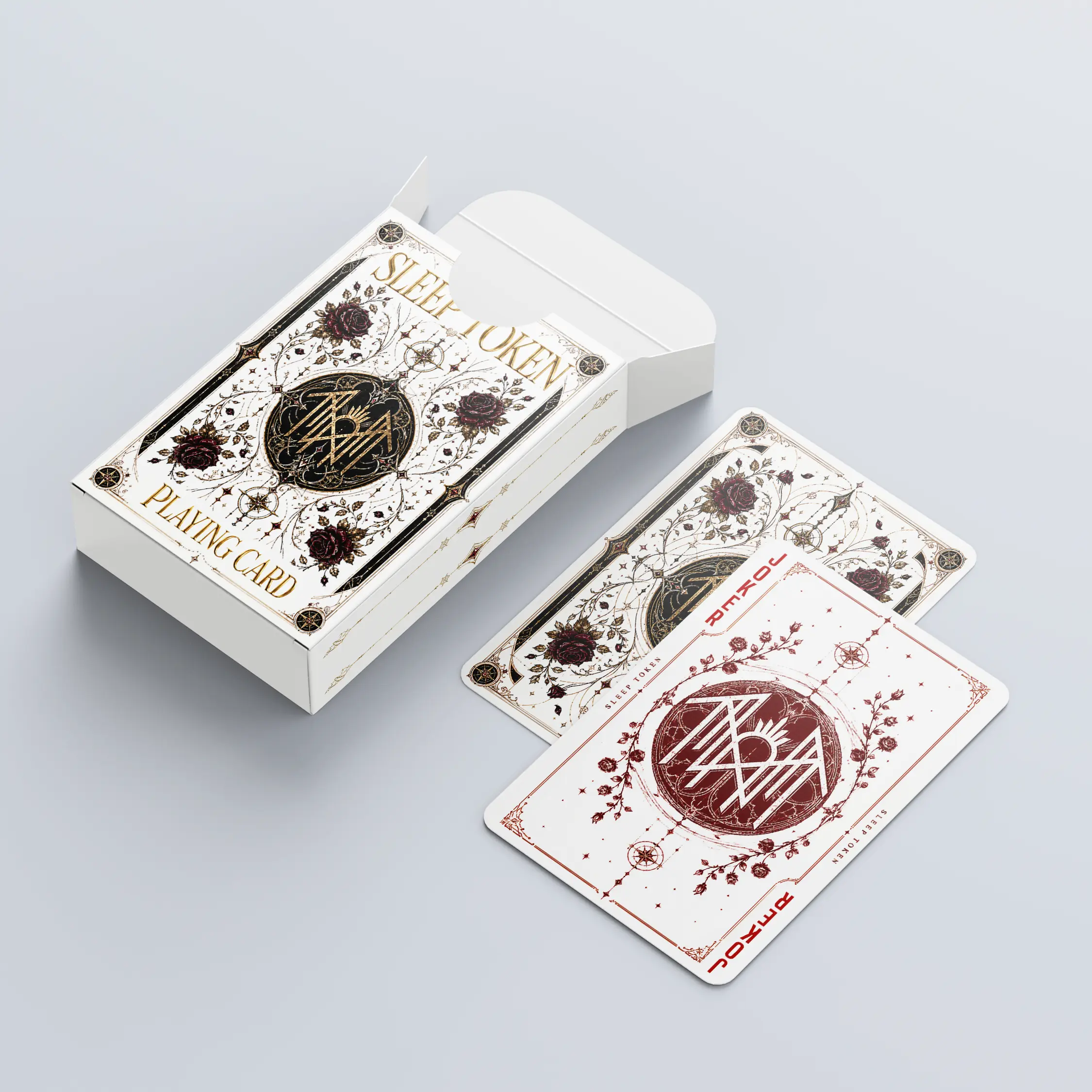 The Vessel Sleep Token Playing Cards Deck, Even in Arcadia 54-Card Poker Deck, Gift for Worshippers