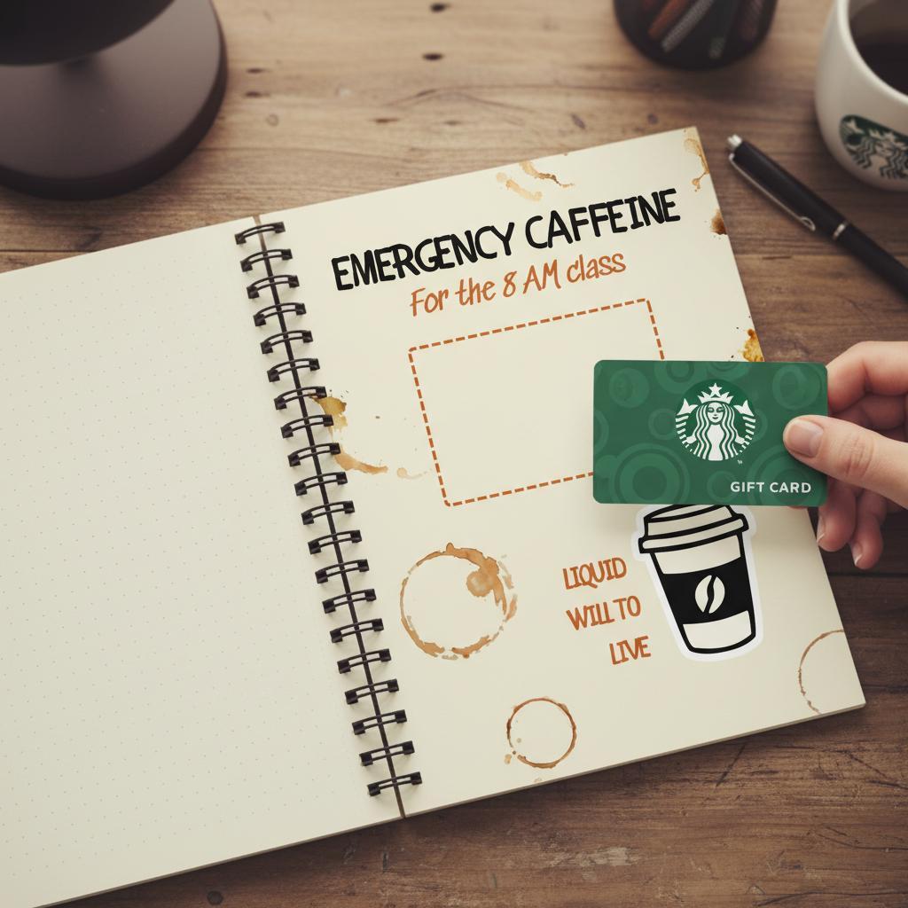 College Survival Gift Card Book “For When…” Funny Interactive Money Holder Graduation Gift 2026 Cash Gift Book for High School Senior College Freshman Dorm Essentials Student Care Package Spiral Notebook