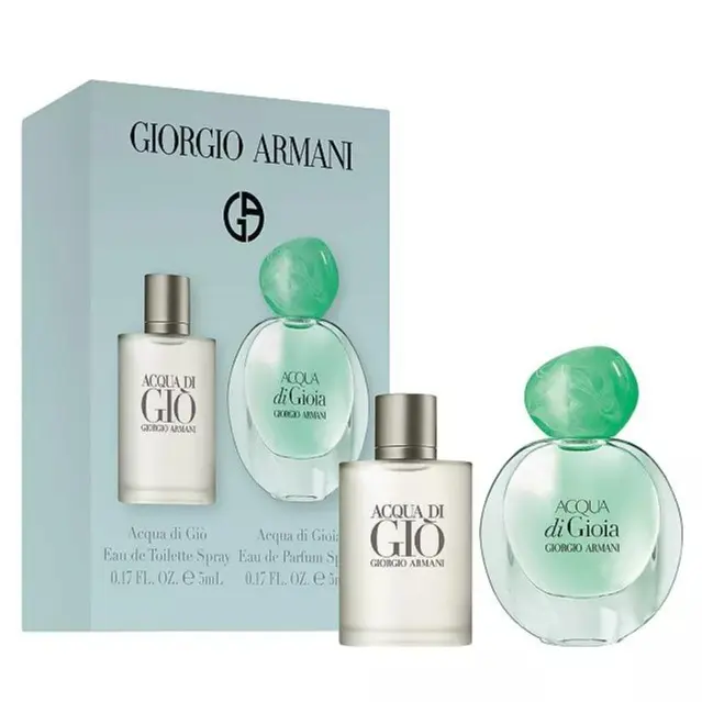 Giorgio Armani 2 Piece Miniature Set Unisex (0.17 oz / 5 ml)