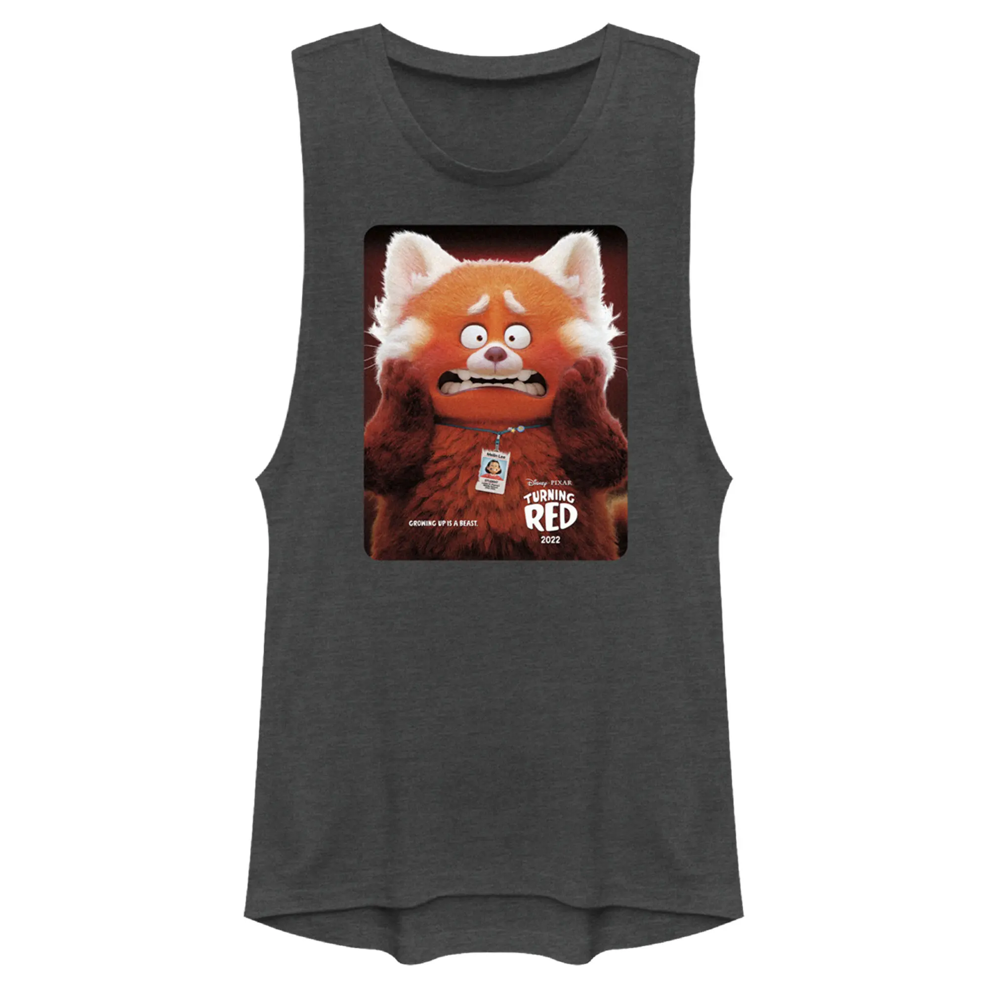 Juniors Womens Turning Red Red Panda Mei Lee Poster Festival Muscle Tee