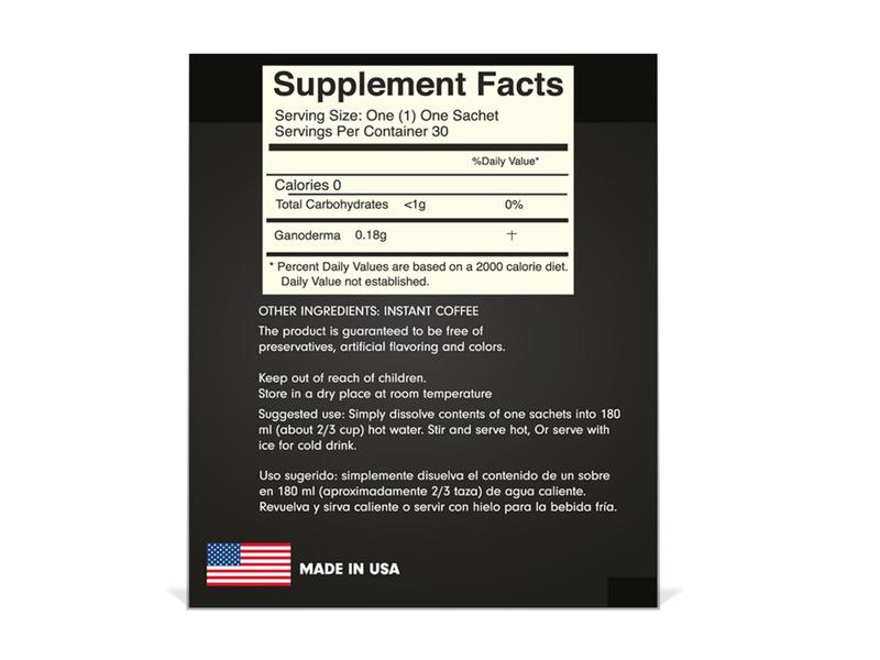 Eternal Spirit Beauty Asian Black Coffee Singles - Unparalleled Convenience in Individual Packets for Quick and Flavorful Energy (30 Sachets - 0.07 Oz Each)